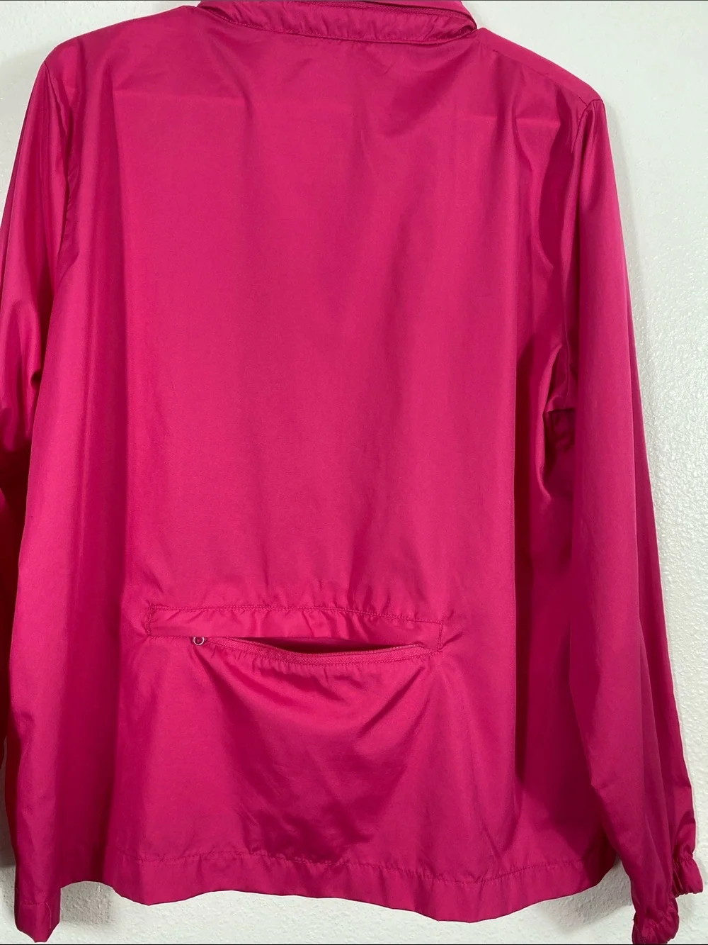 Danskin Now Hot Pink Lightweight Zip-Front Windbreaker Size Xl
